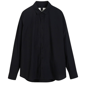 Aiayu Shirt Skjorte, Black Navy  